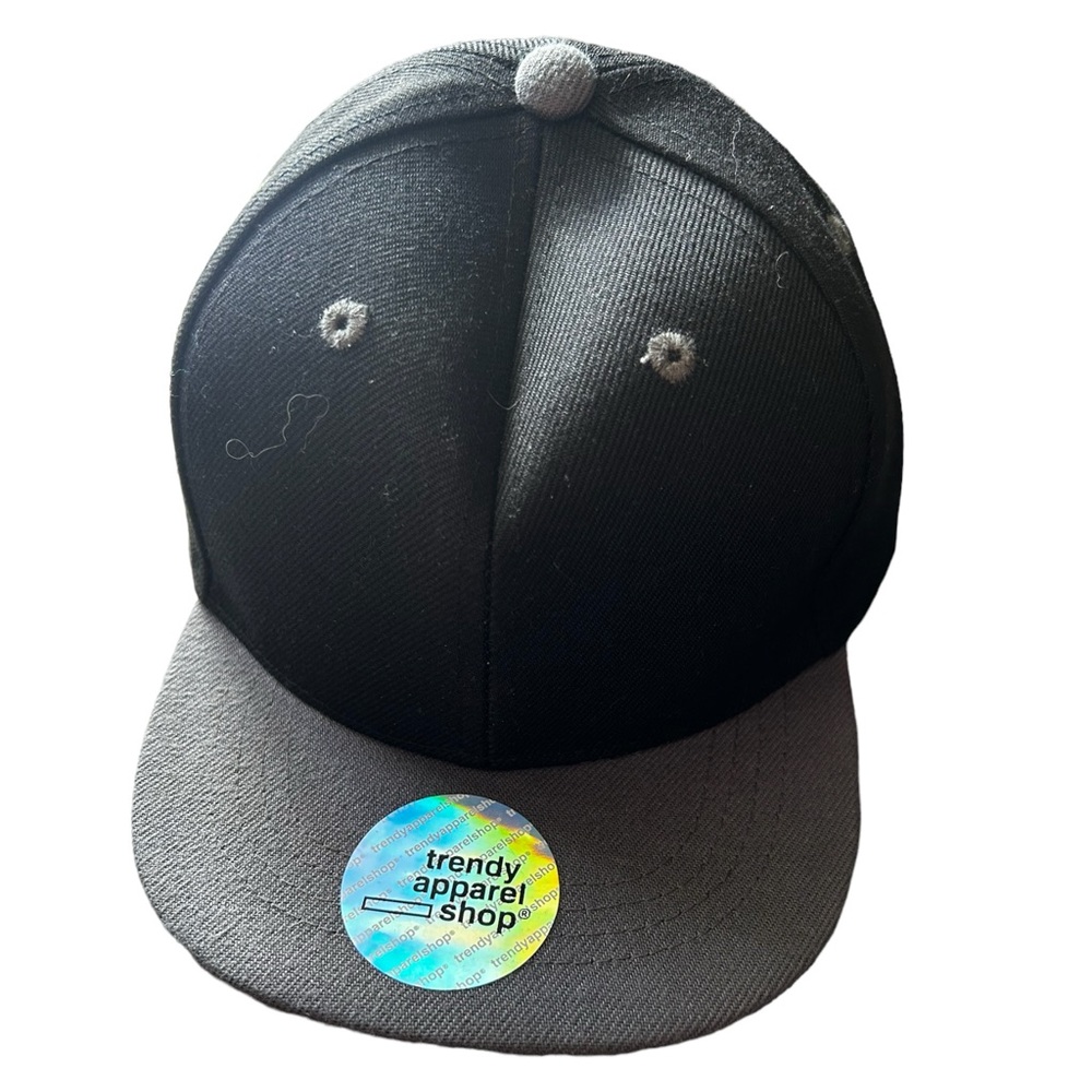 Trendy Apparel Shop Toddler Boy Flat Bill SnapBack Cap.